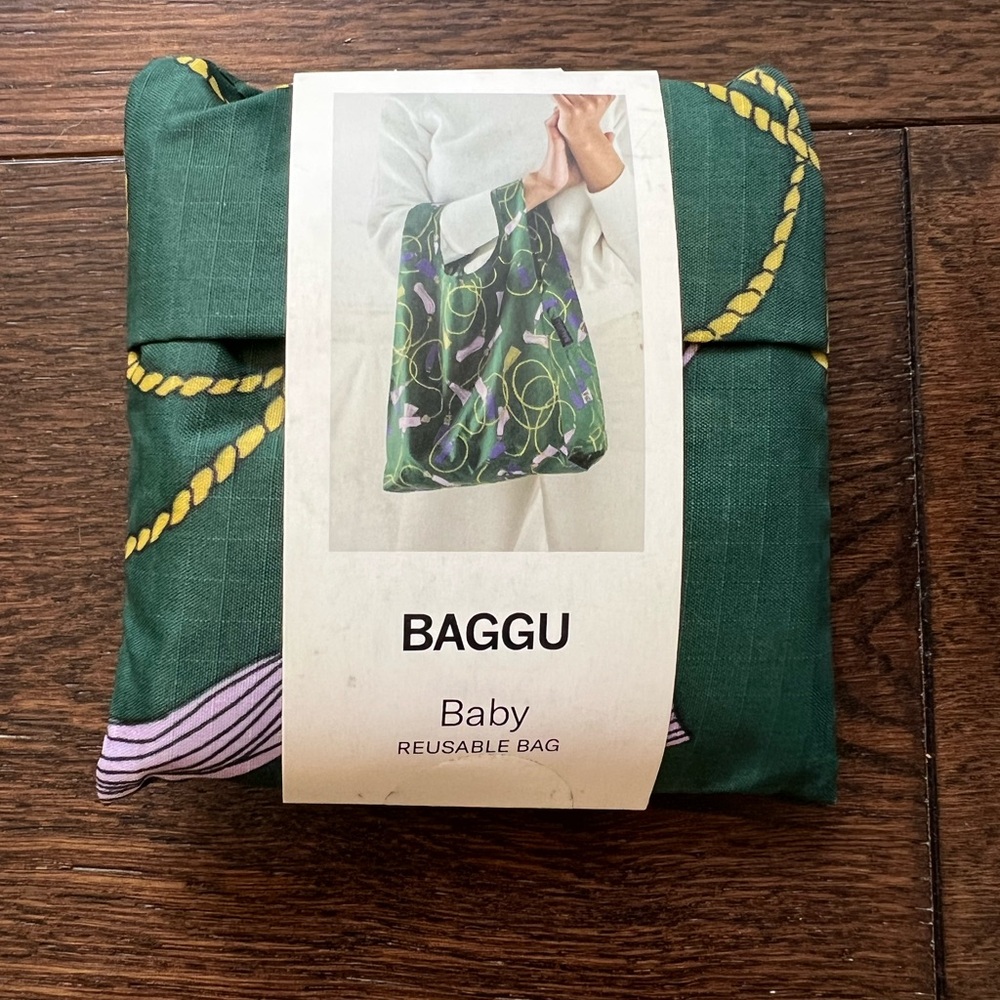 Baggu Baby Bag - Green Tassel